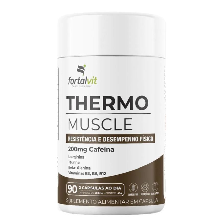 Fortalvit Thermo Muscle Pré-treino, 90 cápsulas