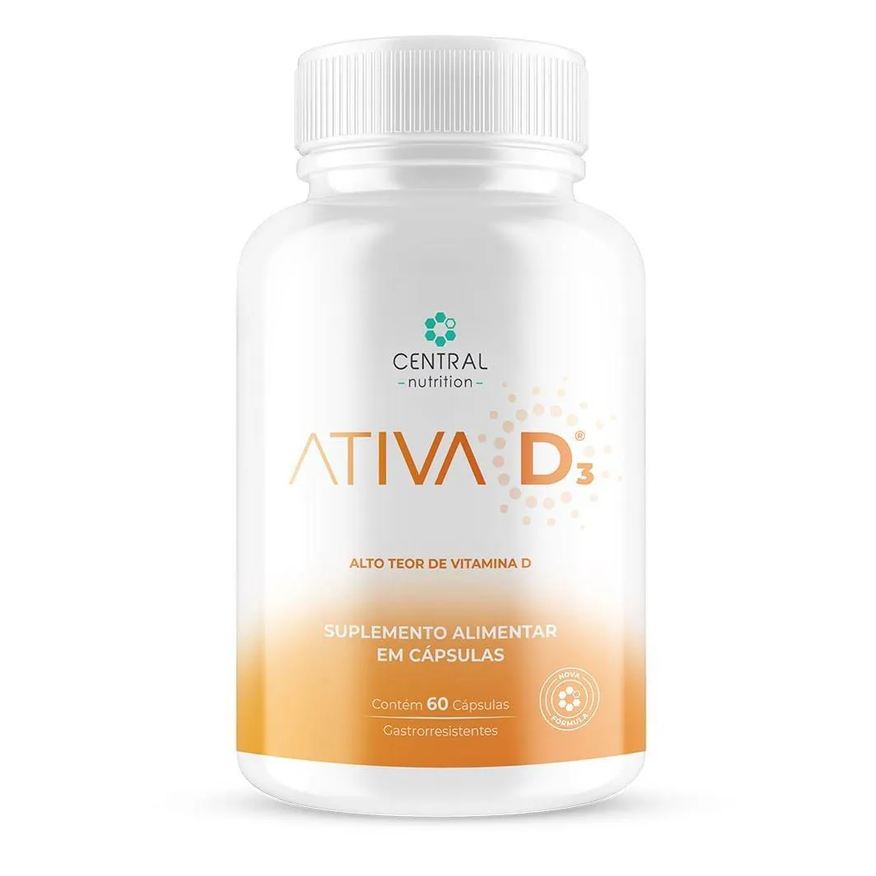 Central Nutrition Ativa D3 Gastrorresistentes 60 cápsulas