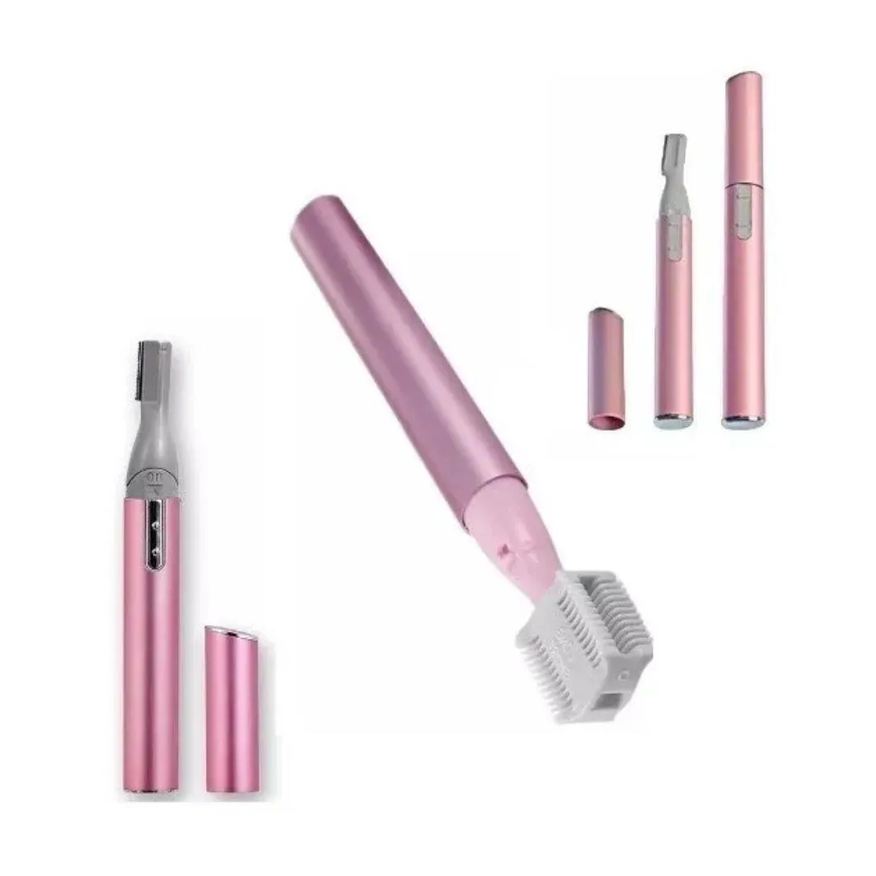 Depilador Kit Portátil para Sobrancelha e Depilador Facial Buço Aparador de Pelos