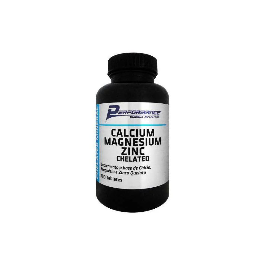 Performance Nutrition Calcium Magnezium Zinc Chelated (100 Tabs) - Padrão: Único
