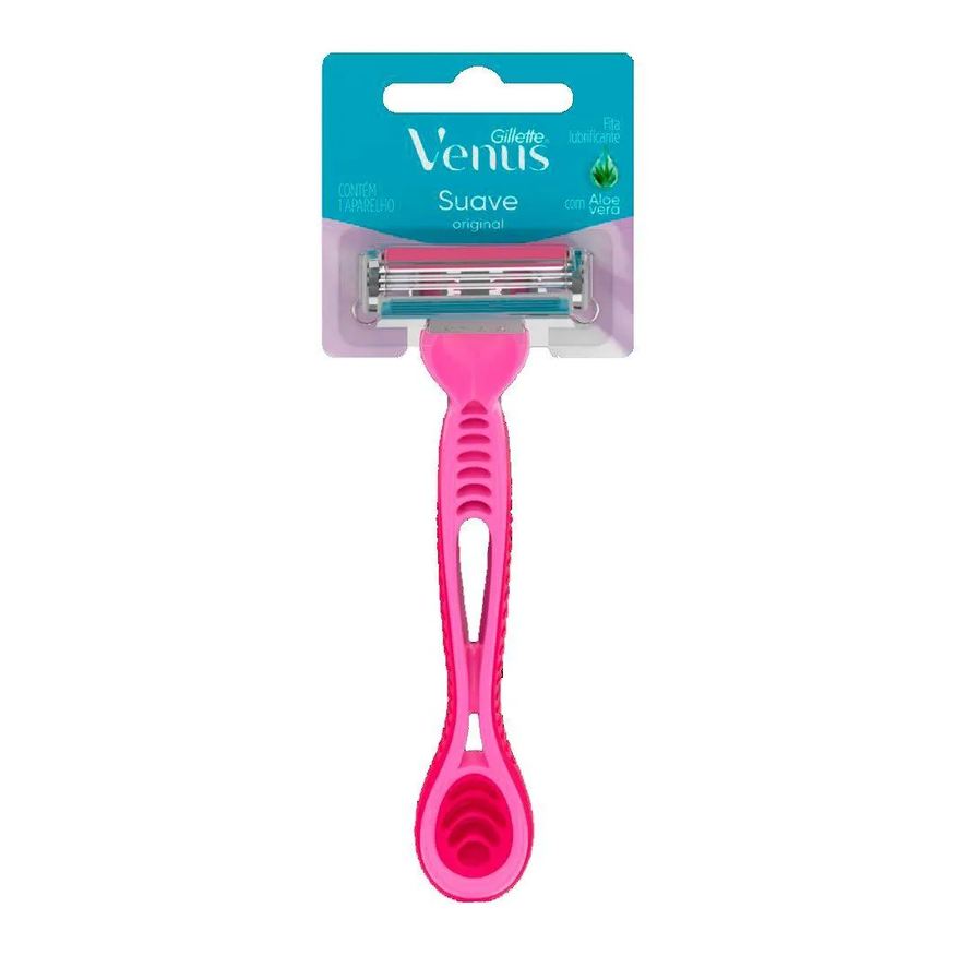 Gillette Aparelho Venus Suave Original Feminino Cartela - Embalagem com 12 unidades