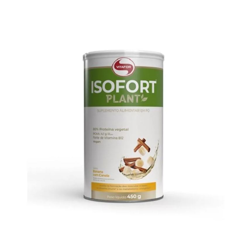 Vitafor Iso Fort Plant (450g) - Sabor: Banana C/ Canela