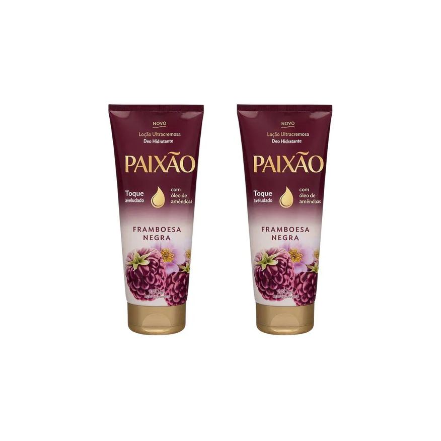Paixão Hidratante Corporal Paixao Bisnaga 200ml Framb Hib-kit C/2un