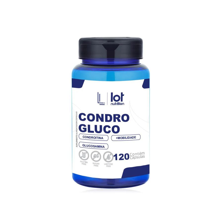 Lot Nutrition Condrogluco 120 cápsulas Articulações Saúde