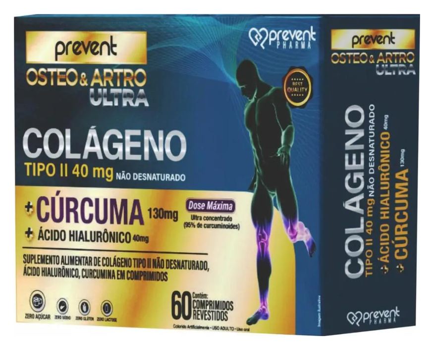 Prevent Pharma Kit 2x Osteo Artro Move Condro Gluco 60 sachês Laranja Prevent