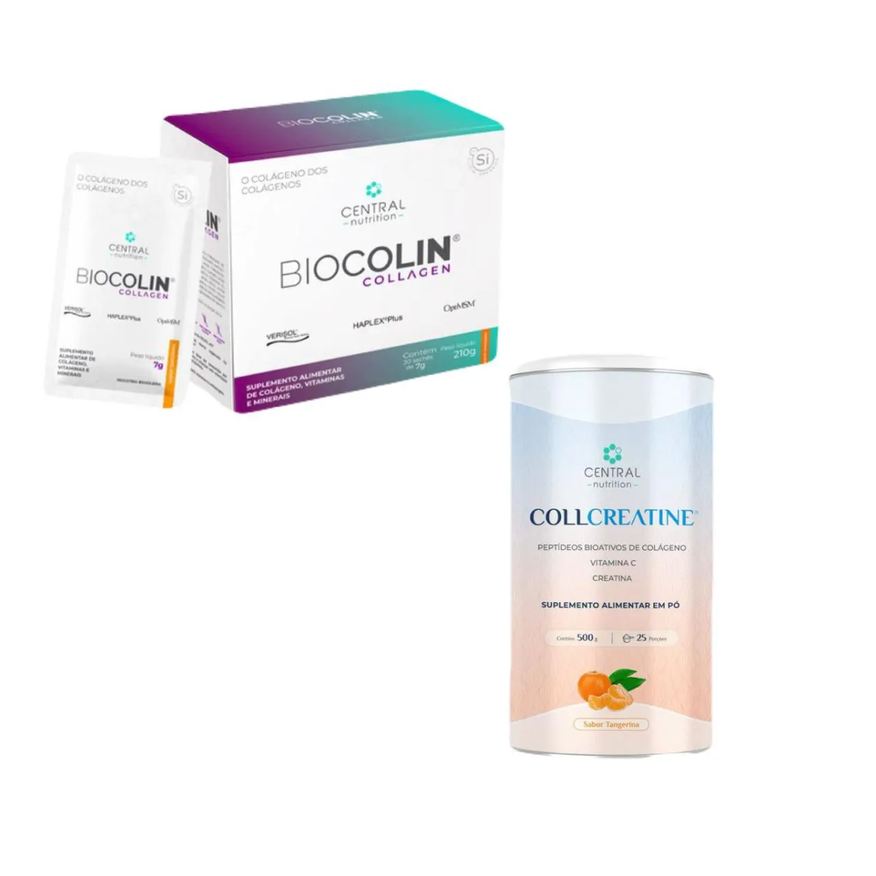 Central Nutrition Biocolin Collagen+collcreatine - Tangerina