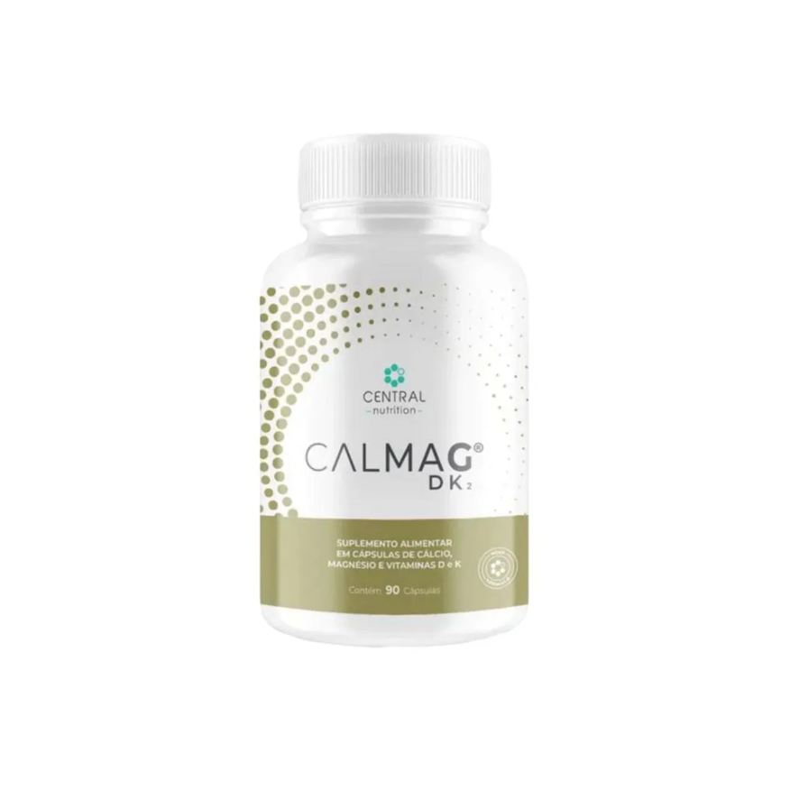 Central Nutrition Calmag D K2 - 90 cápsulas - sem Sabor