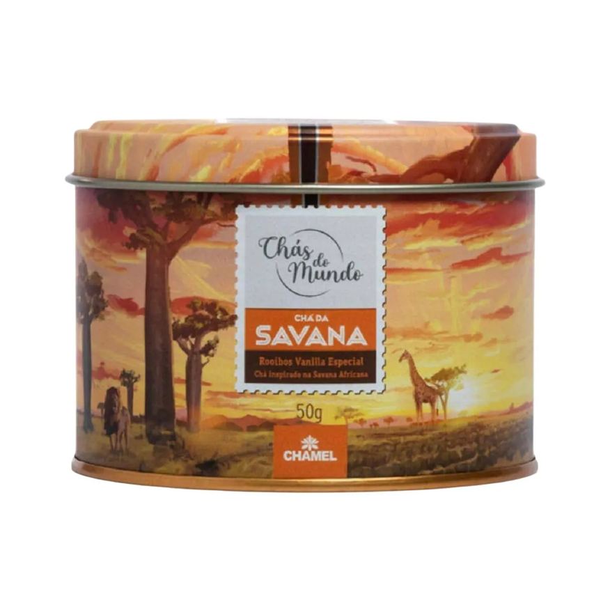 Chamel Chás do Mundo Pouch Chá Savana Lata 50g