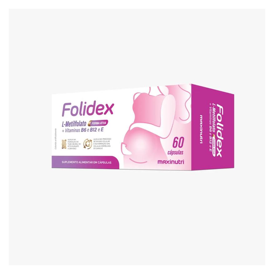 Maxinutri Folidex - 60 Cápsulas.