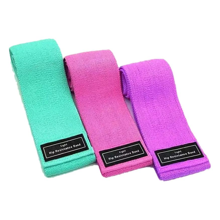 Alux Kit 3 Faixas Elásticas de Exercicios Hip Resistance Bands