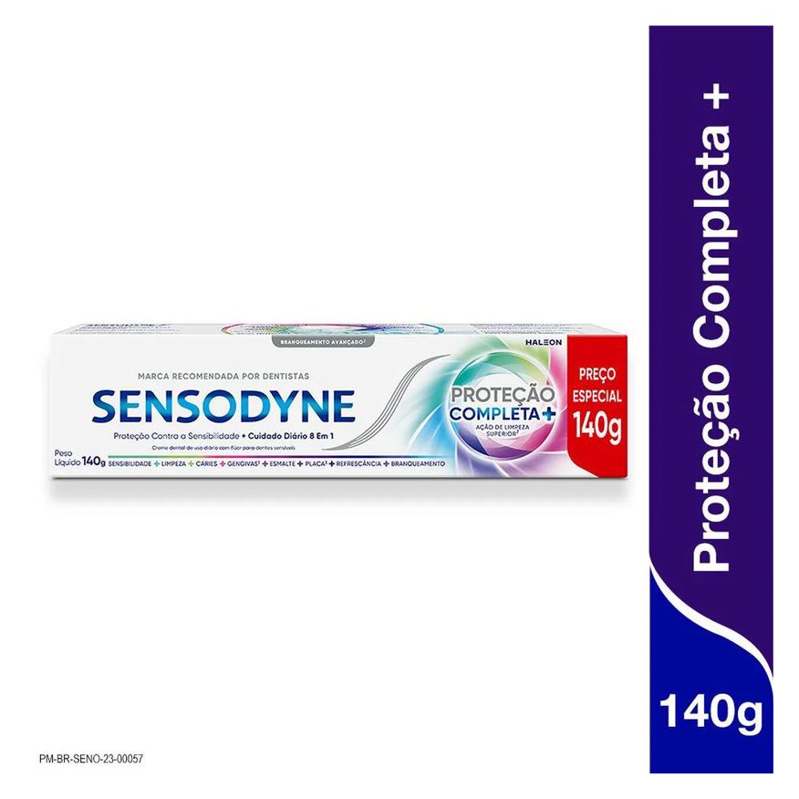 Sensodyne Creme Dental Proteção Completa + Ação de Limpeza 140g