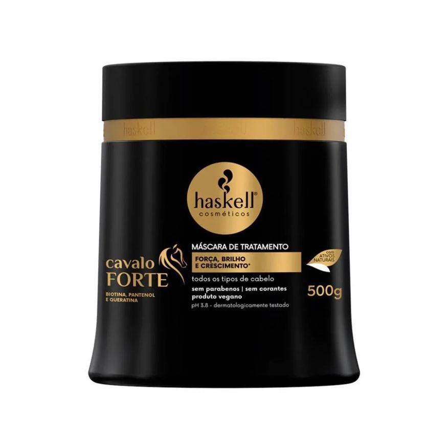 Haskell Mascara Capilar 500g - Cavalo Forte - Hidratação