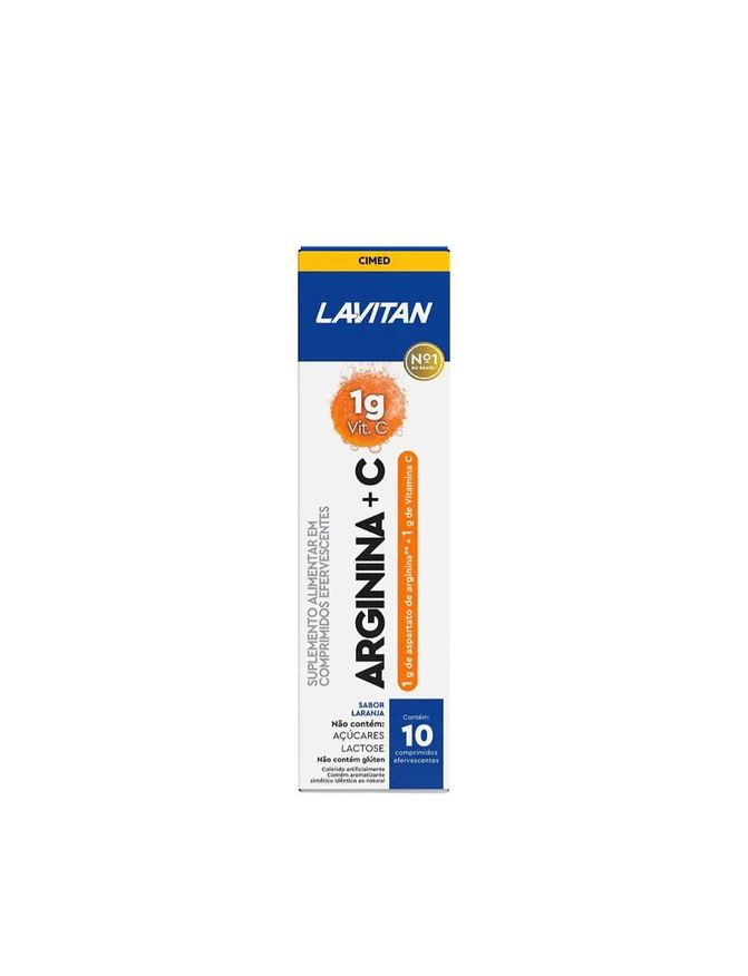 Cimed Lavitan Arginina + C comprimidos Efervescentes Sabor Laranja