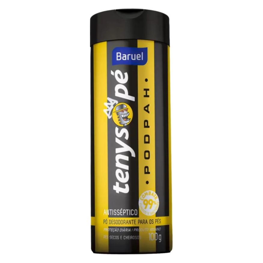 Baruel Tenys Pé Antisséptico em Pó Desodorante 100g Podpah