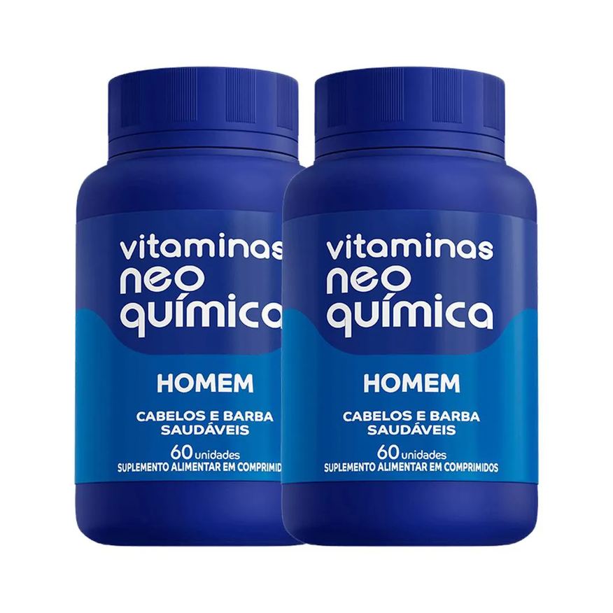 Neo Química Kit 2x Suplemento Alimentar Homem 60 Cpr - Neo Quimica