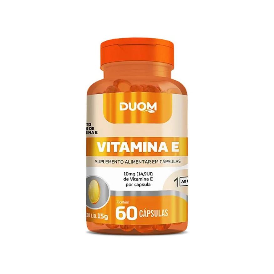 Duom Suplemento Alimentar Vitamina e 60 Cápsulas