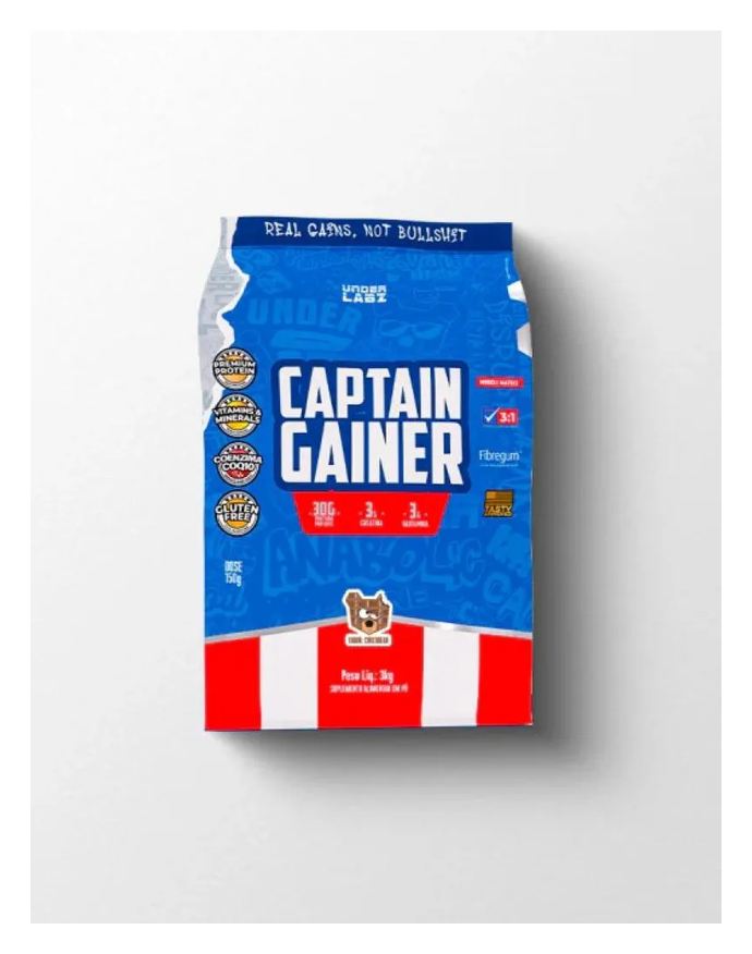 Under Labz Captain Gainer (3kg) - Sabor: Chocobear