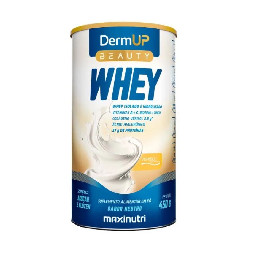 Maxinutri Dermup Beauty Whey (450g) - Sabor: Neutro