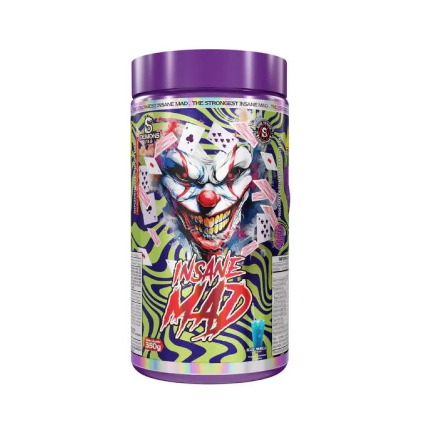 Demons Lab Insane Mad (350g) - Sabor: Fruit Punch