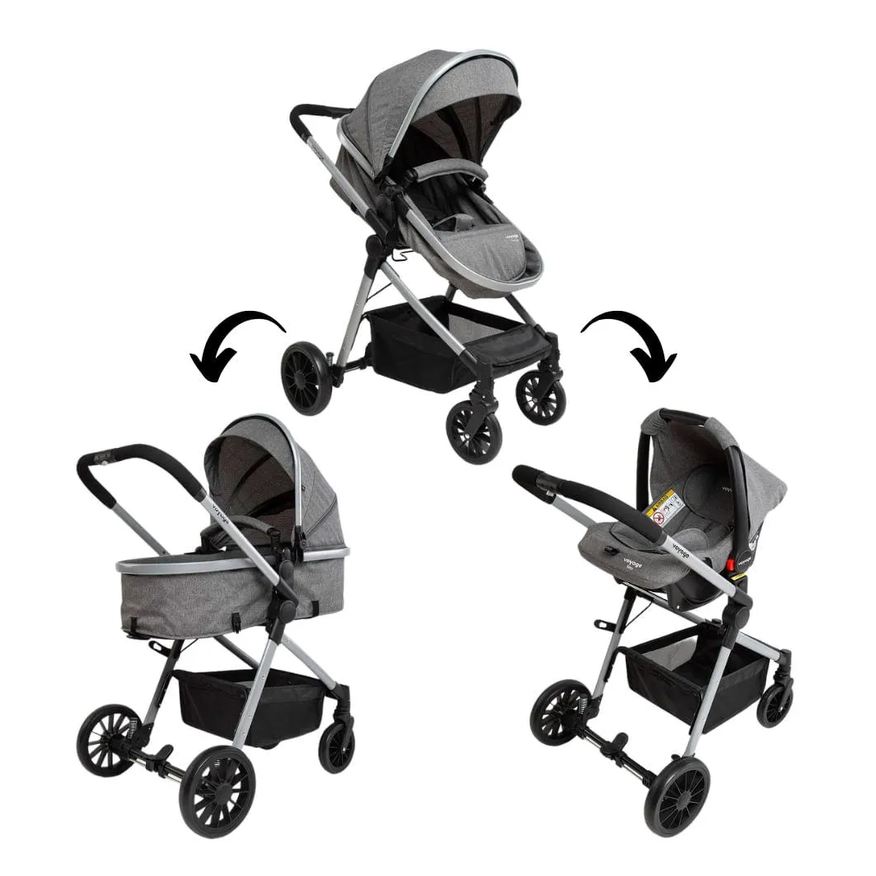 VOYAGE CARRINHO DE BEBê COM BEBê CONFORTO TS DUO PRESTIGE CZ
