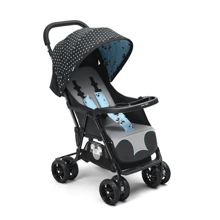 Multikids Carrinho de Passeio P/Bebê Tipo Berço Buggy Mickey