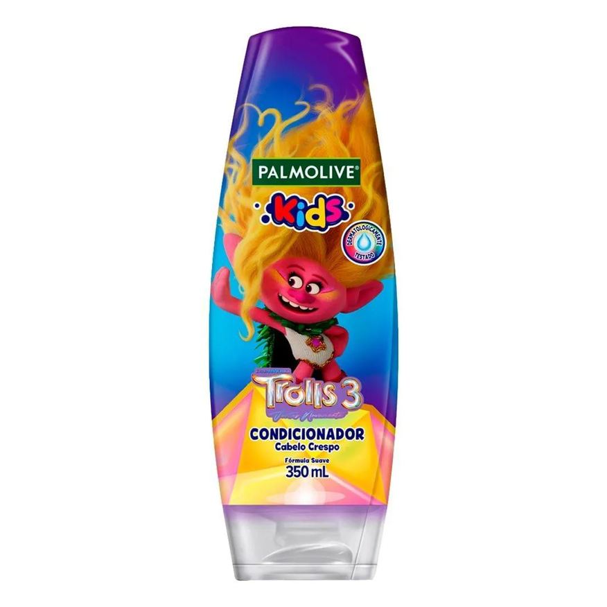 Palmolive Condicionador Kids Trolls Cabelo Crespo 350ml