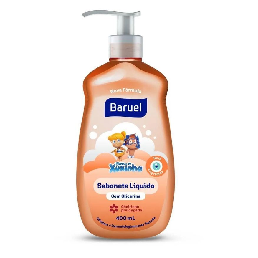 Turma Da Xuxinha Sabonete Líquido Baruel Turma Xuxinha com Glicerina 400ml