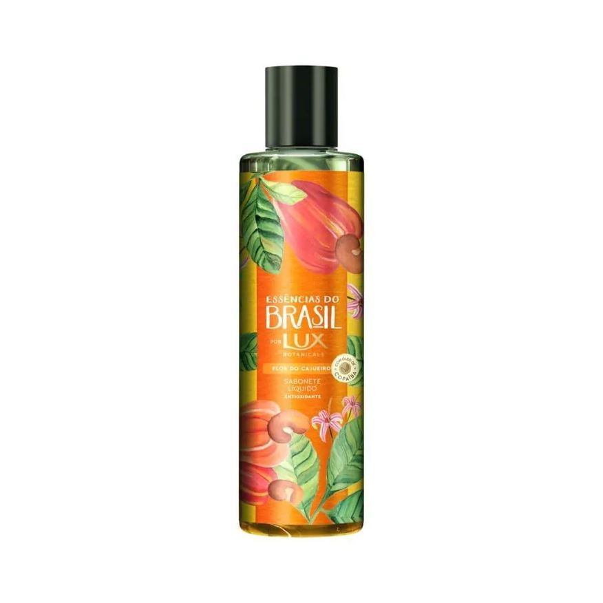 Lux Sabonete Líquido Botanicals 300ml Essências do Brasil Flor Cajueiro