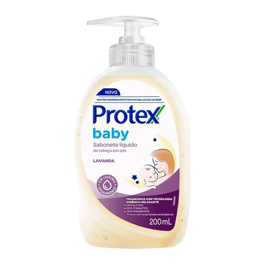 Protex Sabonete Líquido Baby | 200ml da Cabeça Aos Pés Lavanda