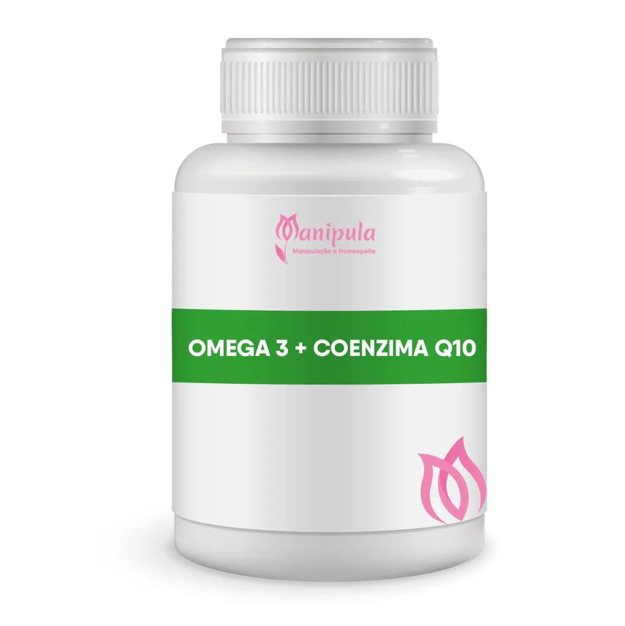 Manipula Omega 3 + Coenzima Q10 Coração Saudável, Energia e Longevidade 30 Doses