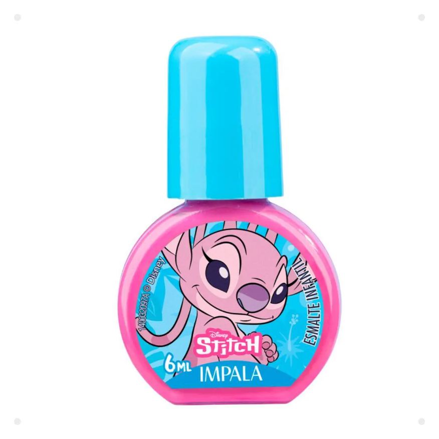 Impala Esmalte Infantil Disney Stitch Amizade de Outro Planeta 6ml