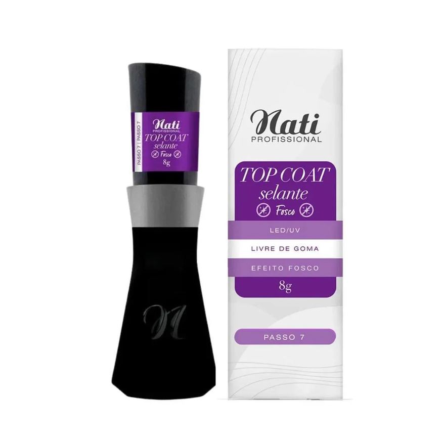 Nati Top Coat Selante Efeito Fosco 8g