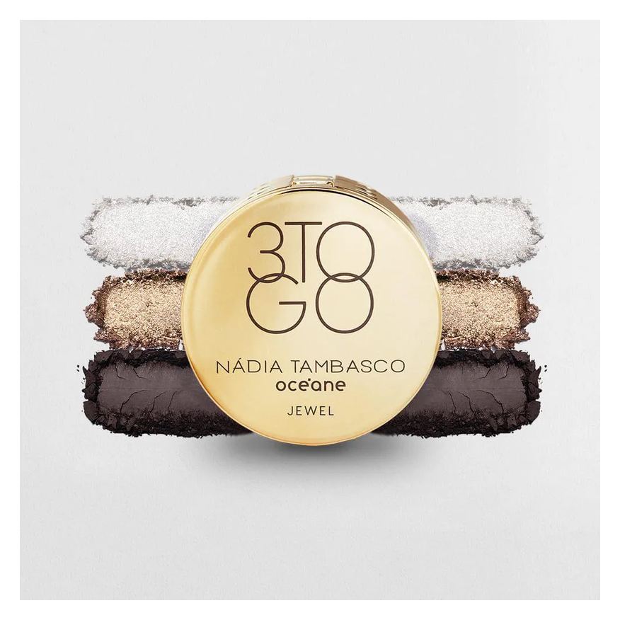 de Trio Sombras Nádia Tambasco By Océane - 3 To Go Palette Jewel 7,8g