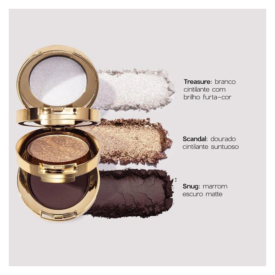de Trio Sombras Nádia Tambasco By Océane - 3 To Go Palette Jewel 7,8g