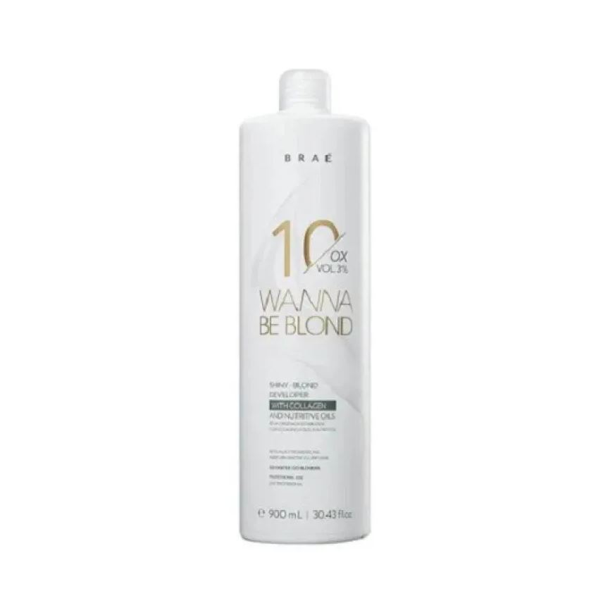 Braé Brae - Wanna Be Blond - 3% Agua Oxigenada 10 Volumes 900ml