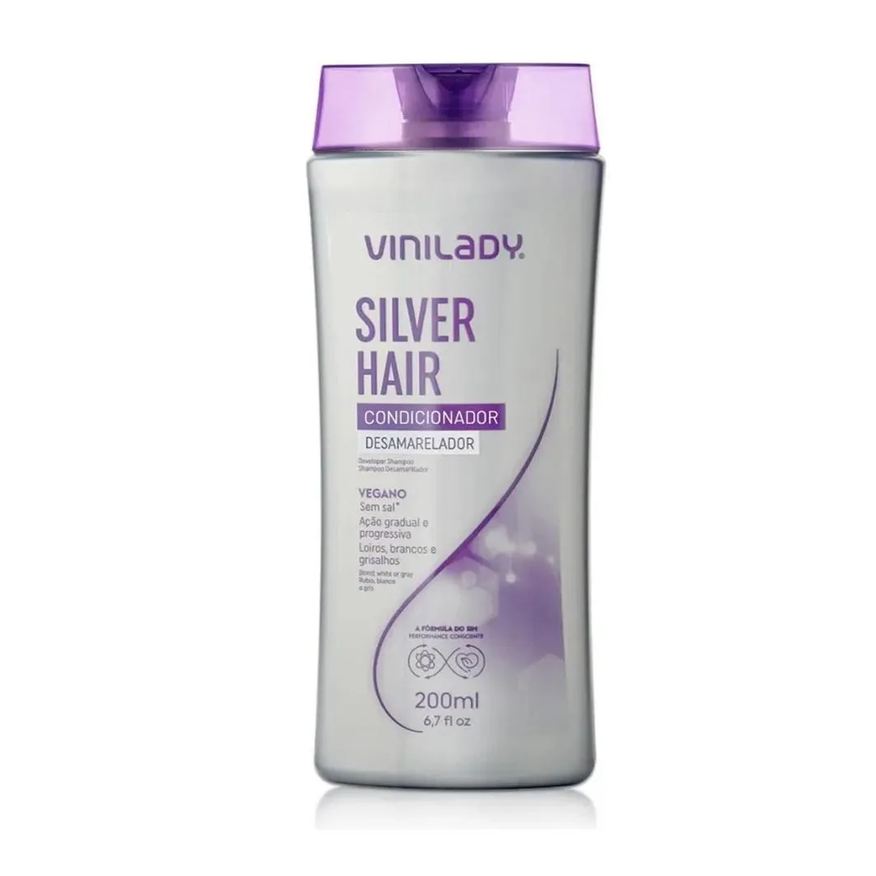 Vinilady Condicionador Desamarelador Silverhair 200ml