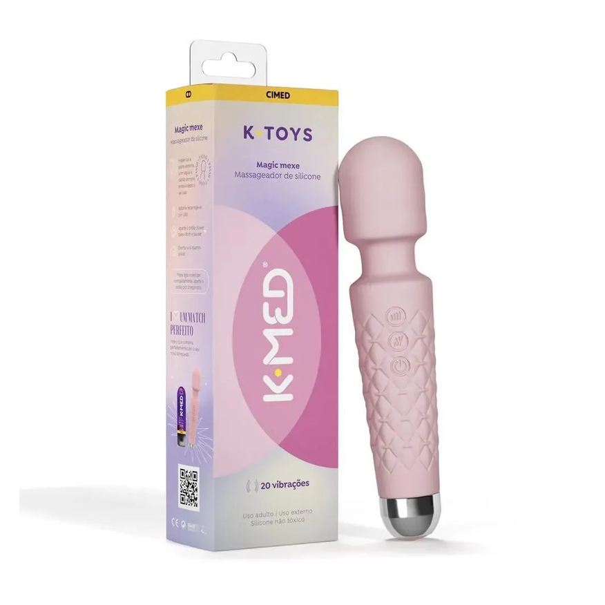 Cimed Massageador de Silicone Magic Mexe K-med K-toys