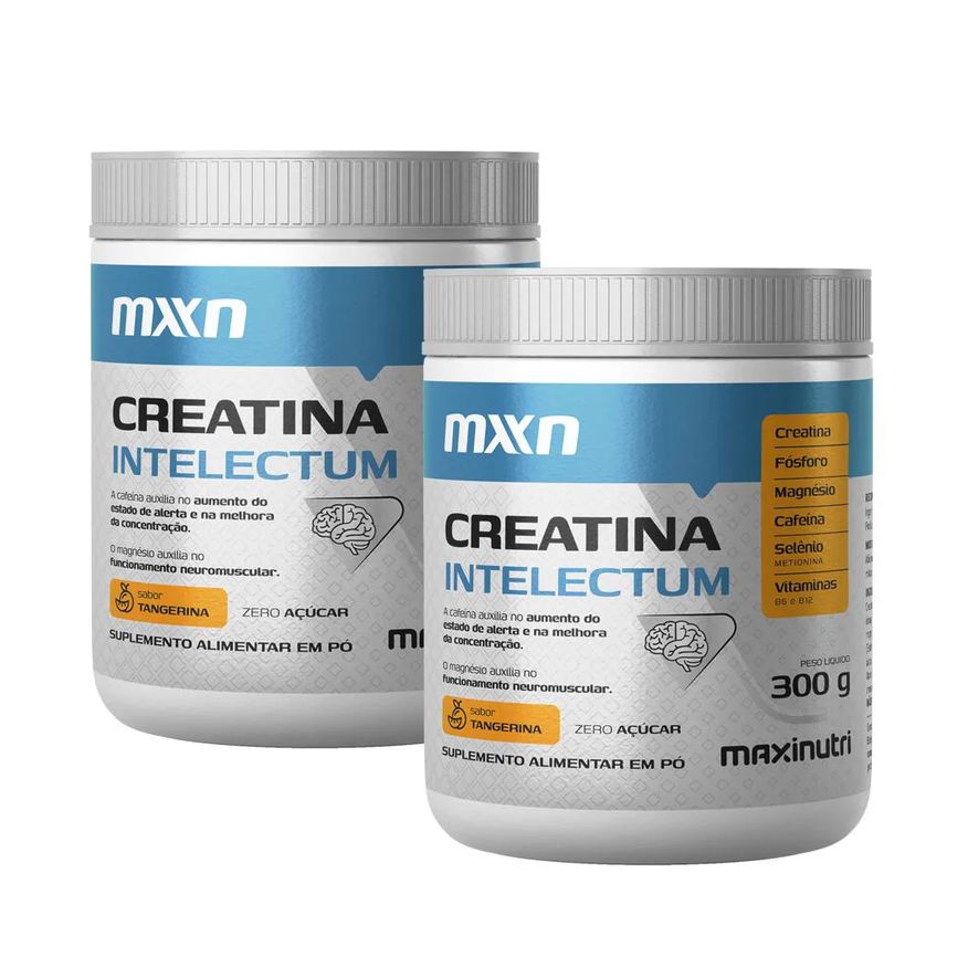 Maxinutri Kit 2 Creatina Mxn Intelectum Pó 300g