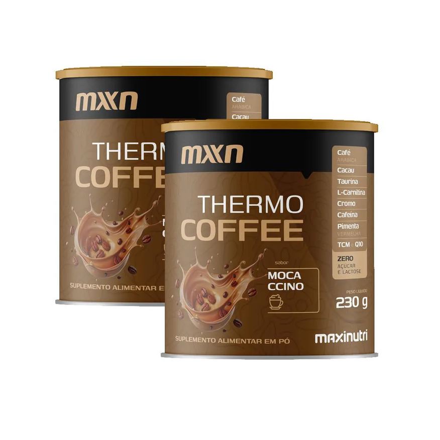 Maxinutri Kit 2 Thermo Coffee Moccacino 230g