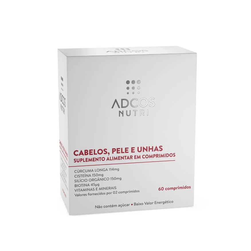Adcos Nutri Cabelos, Pele e Unhas 60 Comprimidos
