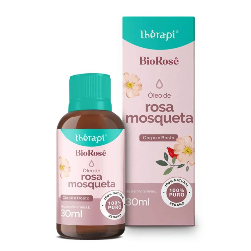 Thérapi Oleo Rosa Mosqueta 30ml Rosto e Corpo Bio Rosê - Therapi