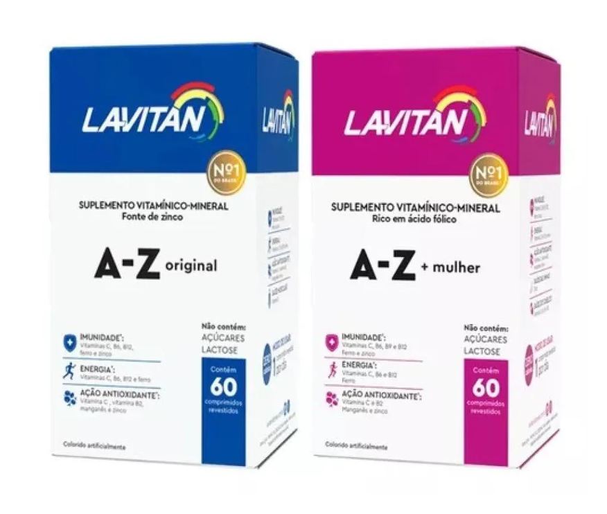 Cimed Kit Lavitan A- Z Homem e Mulher