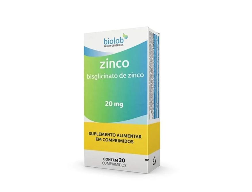 Biolab Suplemento Zinco 20mg 30 Comprimidos