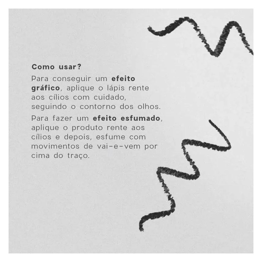 De Lápis Olho Océane Eyeliner Super Black