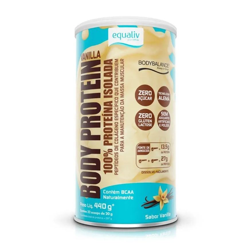 Equaliv Body Protein (600g) - Sabor: Baunilha (440g)