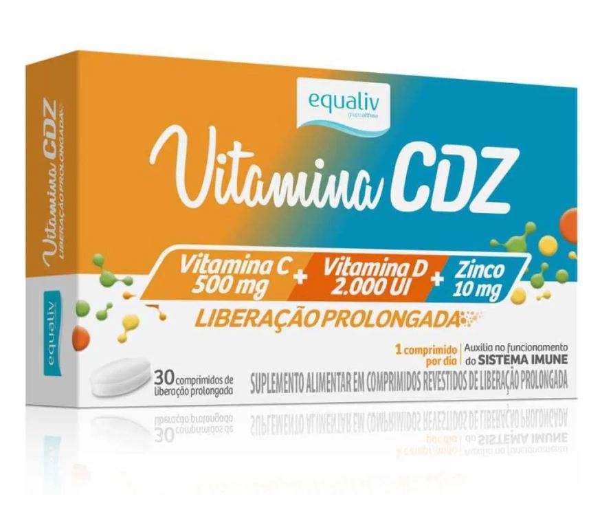 Equaliv Suplemento Vitamina Cdz Zinco Imunidade 30comps