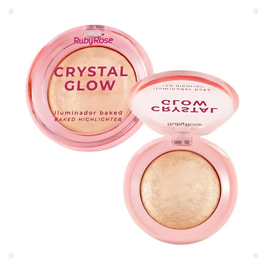 Ruby Rose Iluminador Baked Crystal Glow Solar Flare Hb-m700-7