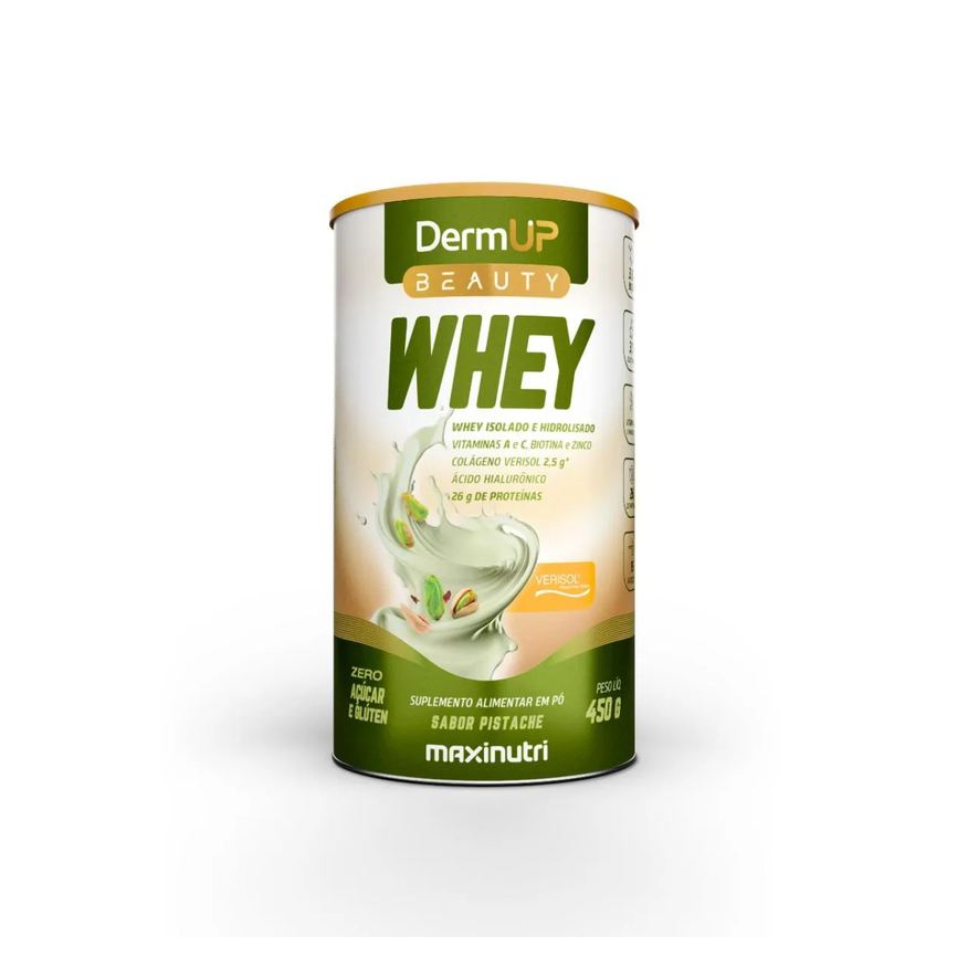 Maxinutri Dermup Beauty Whey Pistache 450g