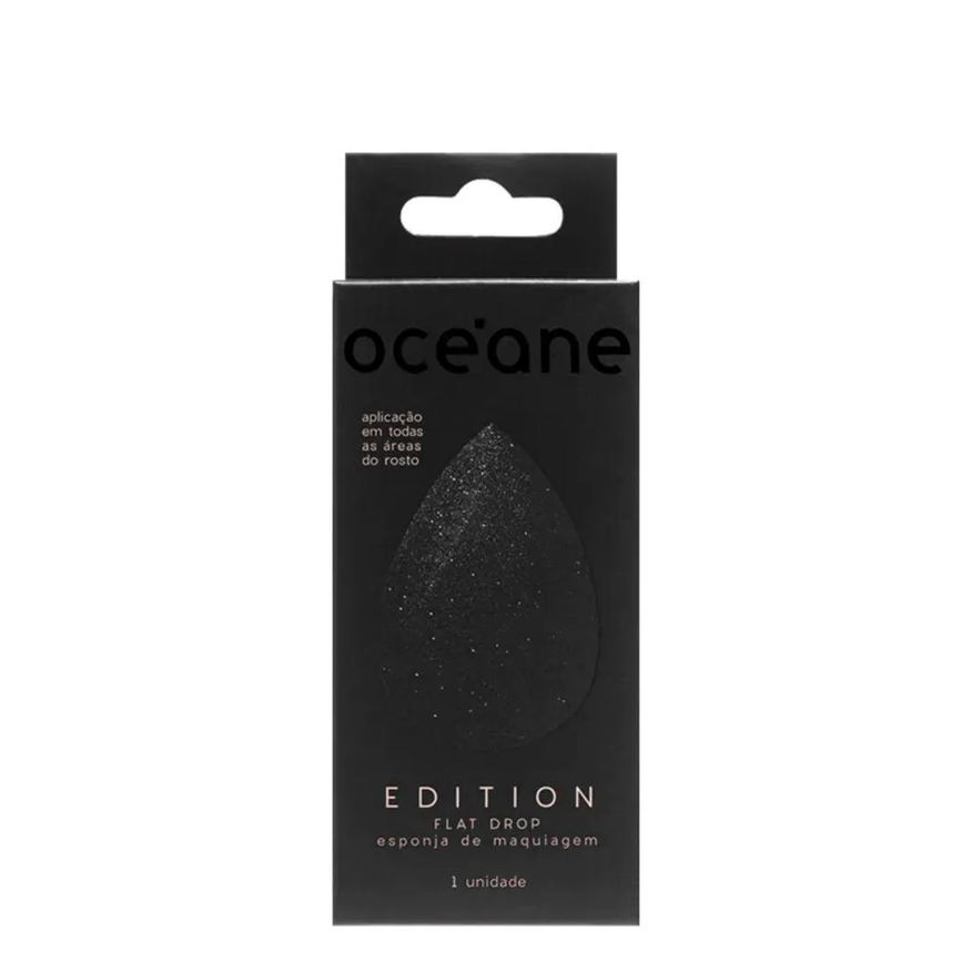 Océane Oceane Flat Drop Esponja de Maquiagem Preto
