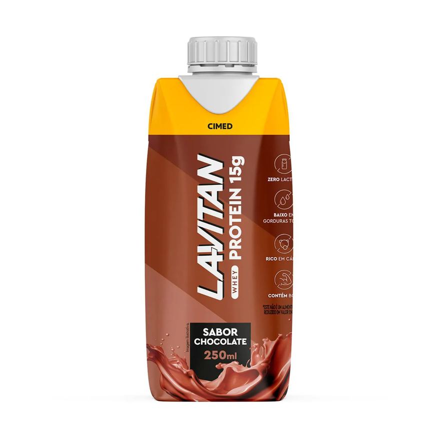 Lavitan Bebida Proteica Whey Protein 15g Chocolate Zero Lactose 250ml